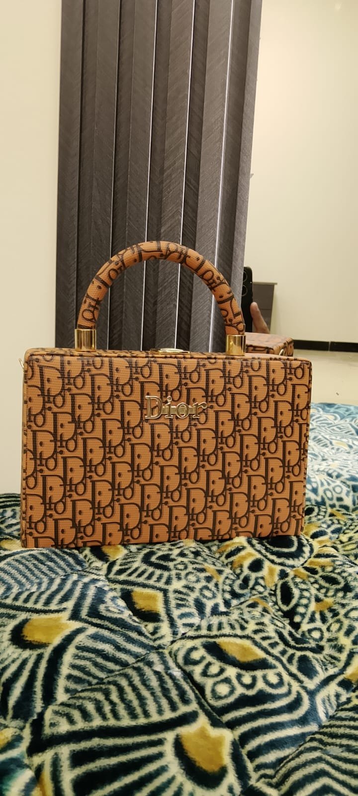 Cognac Monogram Box